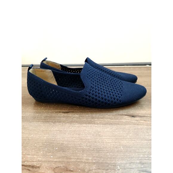 Vince Camuto fabeau knit loafer flats navy blue - Picture 5 of 7